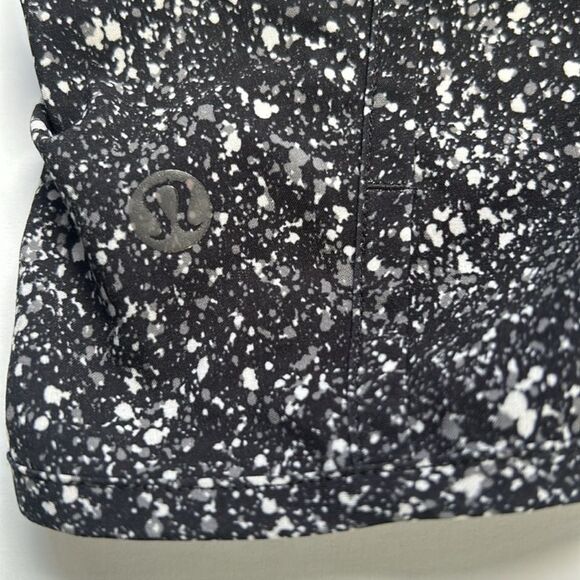 Lululemon Run Times Short in Mini Splatter White Black Size 6 - Picture 15 of 15